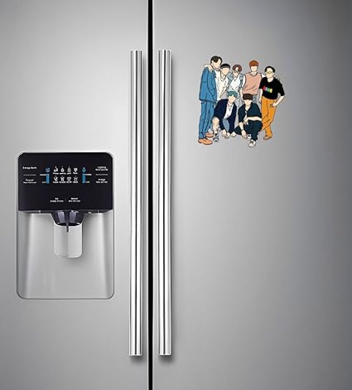 BTS Army Member Fridge Magnet Gift for BTS Lover & Kids Room Home, Cafe, Kitchen & Office Decoration