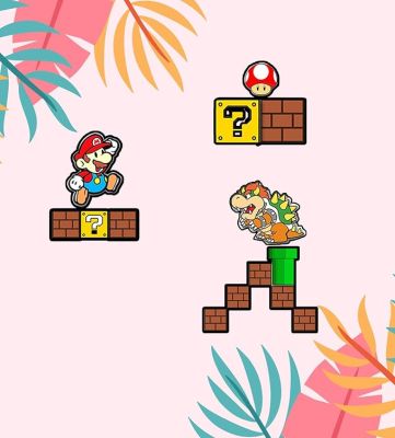 Mario Game character Fridge Magnet Stickers Best Gift For Kids Bedroom & Gaming Room Decor