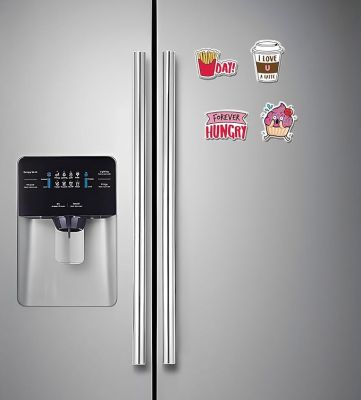 Fast Food Fridge Magnet Stickers Home, Cafe, Kitchen & Refrigerator Decoration Gift for Food Lover