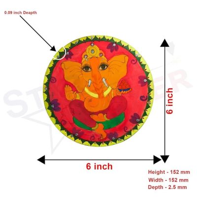 Pack f 2 MDF Peacock with Mandala Engraved Design for DIY Art Decor for Decorations, Festival Gift, Wedding Decorations