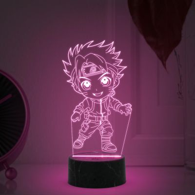 3D Illusion Naruto Uzumaki Lamp with Automatic Color Changing Light Birthday Gift for Naruto Fan Kide Room & Home Decor Light