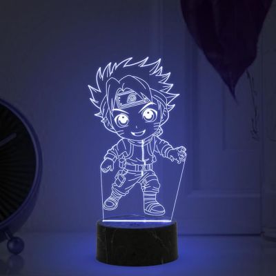 3D Illusion Naruto Uzumaki Lamp with Automatic Color Changing Light Birthday Gift for Naruto Fan Kide Room & Home Decor Light