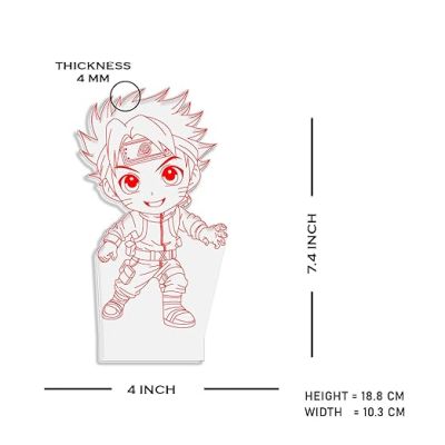 3D Illusion Naruto Uzumaki Lamp with Automatic Color Changing Light Birthday Gift for Naruto Fan Kide Room & Home Decor Light