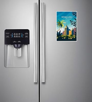 Bengaluru Wooden Fridge Magnet Stickers Refrigerator Door, Kitchen, Home & Office Decor Items Indian State Theme, Travel Souvenir Magnet