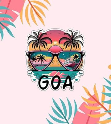 Goa Wooden Fridge Magnet Stickers Refrigerator Door, Kitchen, Home & Office Decor Items  Indian State Theme Travel Souvenir Magnet