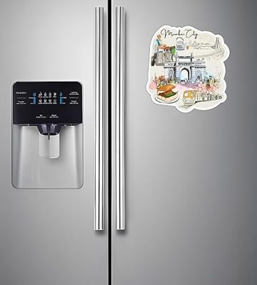 Mumbai Wooden Fridge Magnet Stickers Refrigerator Door, Kitchen, Home & Office Decor Items Indian State Theme, Travel Souvenir Magnet