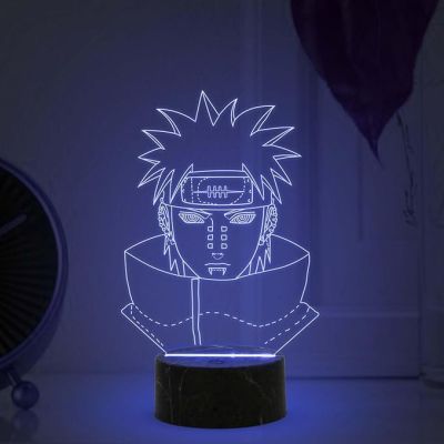 3D Illusion Naruto Uchiha Anime Night lamp with Automatic Color Changing Light Birthday Gifts Anime lover Kids Room Gaming Room Decor