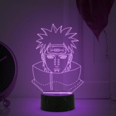 3D Illusion Naruto Uchiha Anime Night lamp with Automatic Color Changing Light Birthday Gifts Anime lover Kids Room Gaming Room Decor