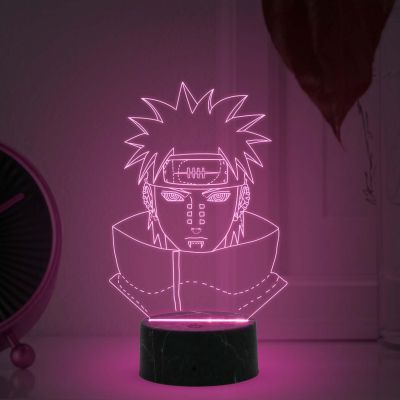3D Illusion Naruto Uchiha Anime Night lamp with Automatic Color Changing Light Birthday Gifts Anime lover Kids Room Gaming Room Decor