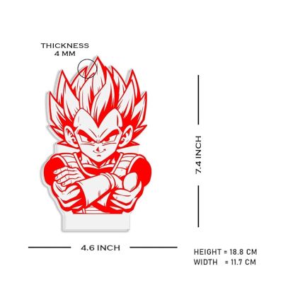3D Illusion Dragon Ball Night Lamp with Warm White Light Birthday Gift for Anime Lover Birthday Gift for Kids