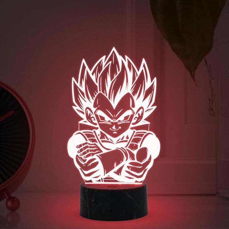 3D Illusion Dragon Ball Night Lamp with Multicolored Light Birthday Gift for Anime Lover Birthday Gift for Kids