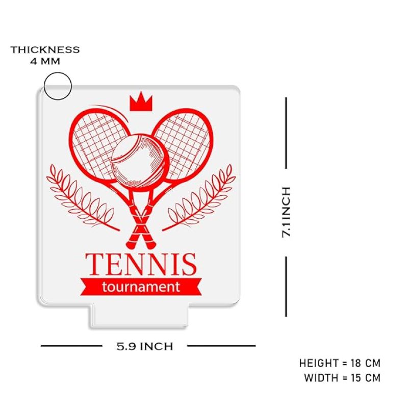 3D Illusion Tennis Night Light with Multicolored Light Birthday Gift for Tennis Player & Lover Gift for Sports Lover