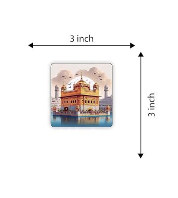 Amritsar Indian State Wooden Fridge Magnet Sticker Almirah, Refrigerator, Home & Kitchen Door Travel Souvenir & Gift Items Magnet