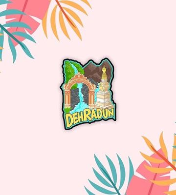 Dehradun Indian State Wooden Fridge Magnet Sticker Almirah, Refrigerator, Home & Kitchen Door Travel Souvenir & Gift Items Magnet