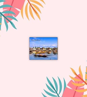 Kashmir Indian State Wooden Fridge Magnet Sticker Almirah, Refrigerator, Home & Kitchen Door Travel Souvenir & Gift Items Magnet