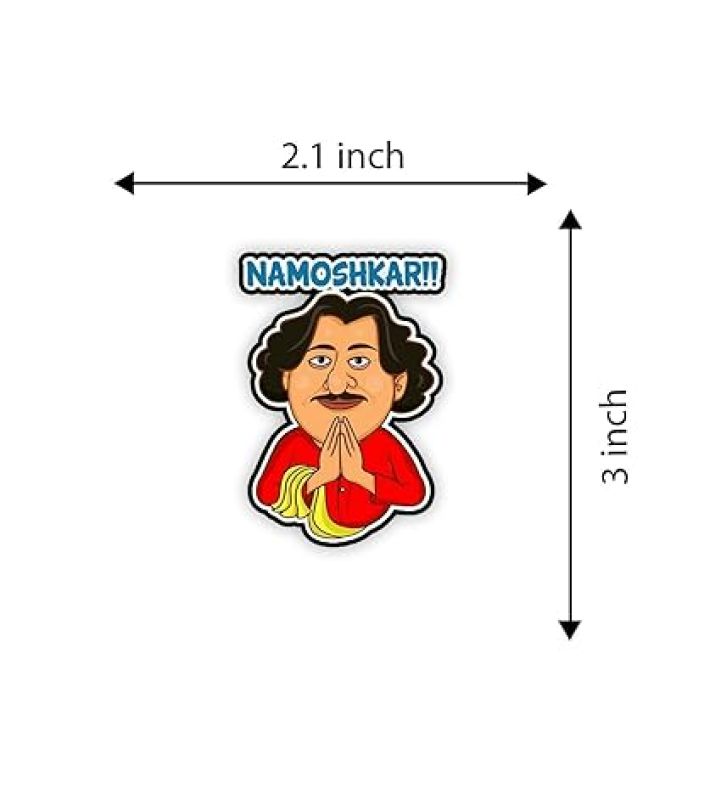 Namoshkar Wooden Fridge Magnet Sticker Refrigerator Kitchen & Home Decoration Items