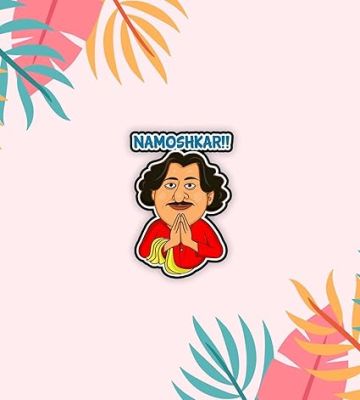 Namoshkar Wooden Fridge Magnet Sticker Refrigerator Kitchen & Home Decoration Items