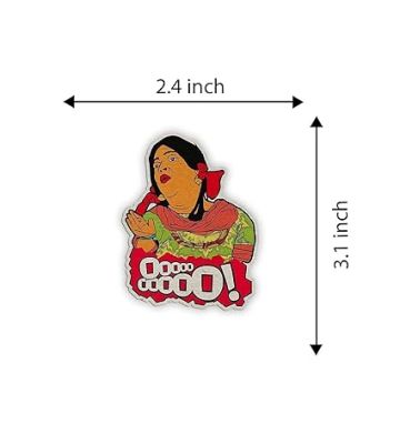 Oooo Oooo Bollywood Theme Funny Wooden Fridge Magnet Sticker Refrigerator Kitchen & Home Decoration Items