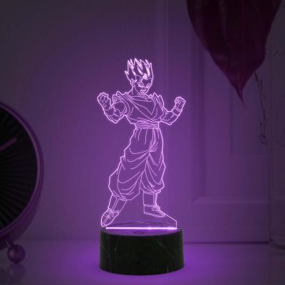 3D Illusion Vegeta Action Figure Anime night lamp with Automatic Color Changing Light Birthday Gift for Kids, Anime Lover & Home Decor