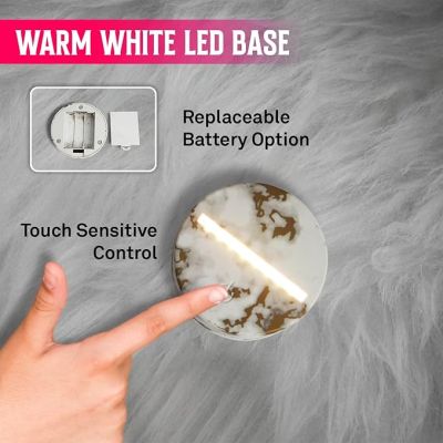 3D Illusion Lord Shree Ganesha Night Lamp with Warm White Light Blessing Gift Home, Office, Pooja Room Religious Decoration