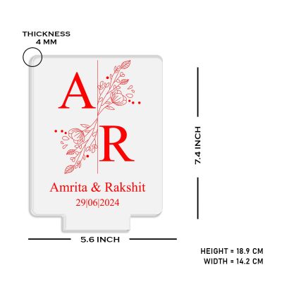Personalized Couple Name night lamp with  7 Color Changing Light Customized with Name Gift for Couples Anniversary Birthday Valentines Day