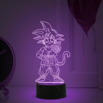 3D Illusion Dragonballz Night Lamp with Automatic Color Changing Light Home Bedroom Kids Room Decor Gift for Anime Lover