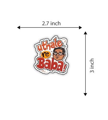 Uthale Re Baba Funny Wooden Fridge Magnet Sticker Refrigerator Door Kitchen & Home Decor Perfect Souvenir Gift