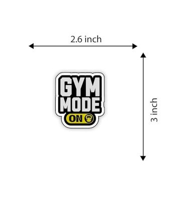 Gym Mood On Wooden Fridge Magnet Stickers Refrigerator, Home & Kitchen Stylish Decor Items  Gift for Gym Lover