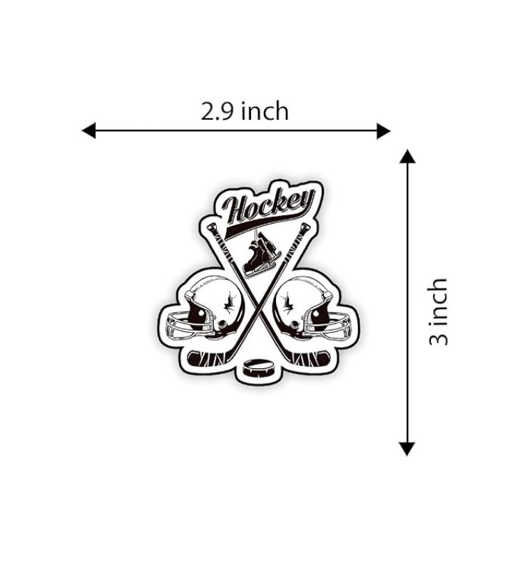 Hockey Wooden Fridge Magnet Stickers Gift for Hockey Sports Lover Perfect Souvenir Gift Kitchen & Home Décor