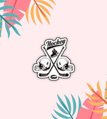 Hockey Wooden Fridge Magnet Stickers Gift for Hockey Sports Lover Perfect Souvenir Gift Kitchen & Home Décor