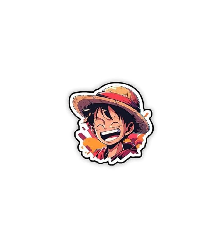 Luffy Wooden Fridge Magnet Sticker Gift for Friends, Kids Room, Refrigerator Door, Kitchen Decorative Items