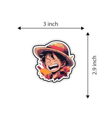 Luffy Wooden Fridge Magnet Sticker Gift for Friends, Kids Room, Refrigerator Door, Kitchen Decorative Items