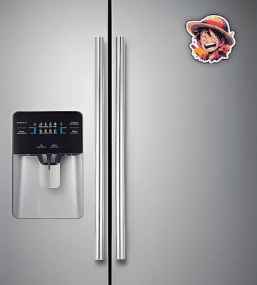 Luffy Wooden Fridge Magnet Sticker Gift for Friends, Kids Room, Refrigerator Door, Kitchen Decorative Items