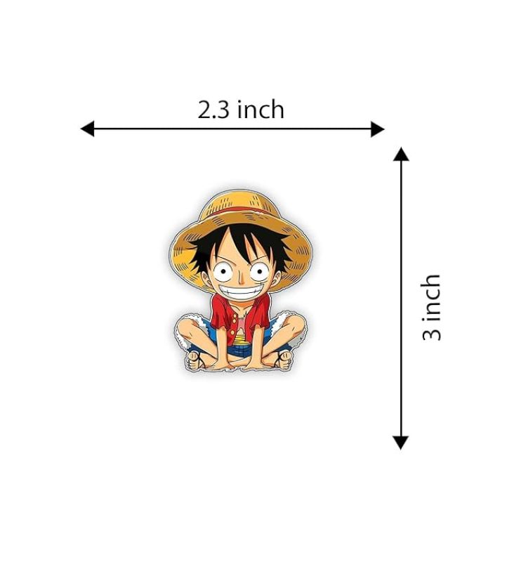 Money DLuffy Anime Wooden Fridge Magnet Sticker Home & Kitchen Decor Gift for Anime Lover