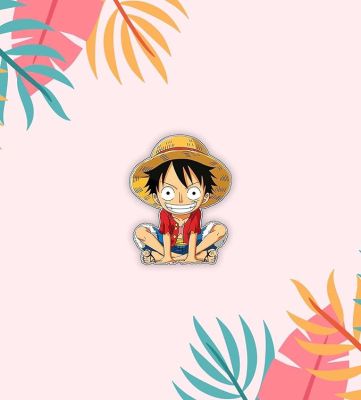 Money DLuffy Anime Wooden Fridge Magnet Sticker Home & Kitchen Decor Gift for Anime Lover