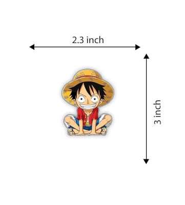 Money DLuffy Anime Wooden Fridge Magnet Sticker Home & Kitchen Decor Gift for Anime Lover