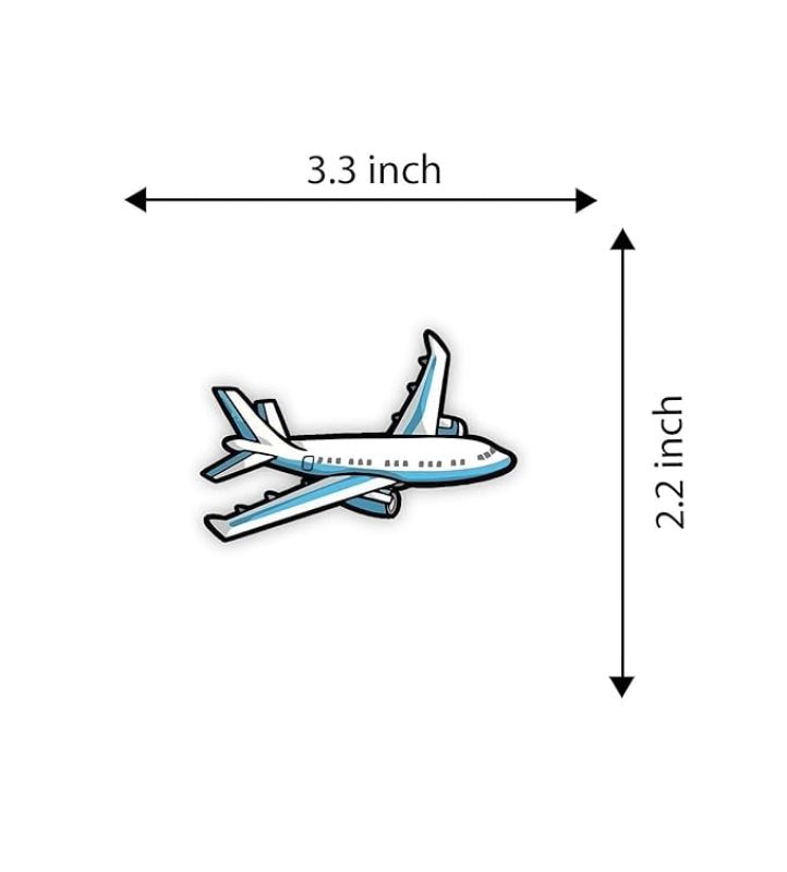 Aeroplane Wooden Fridge Magnet Sticker Kitchen Refrigerator Door Stylish Decorative Items  Souvenir Gift