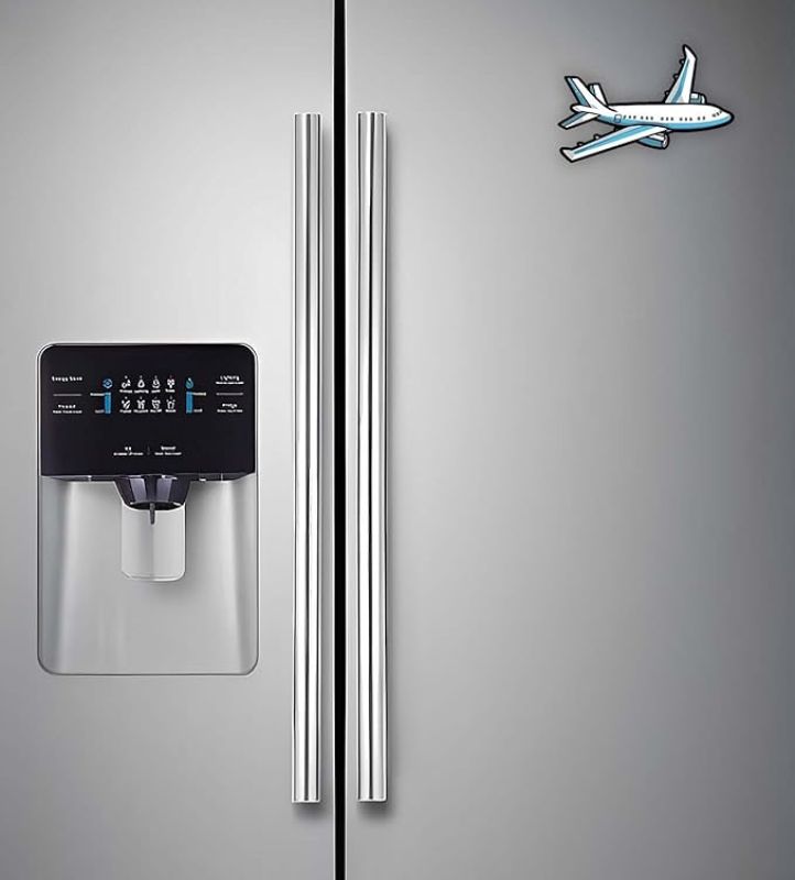 Aeroplane Wooden Fridge Magnet Sticker Kitchen Refrigerator Door Stylish Decorative Items  Souvenir Gift