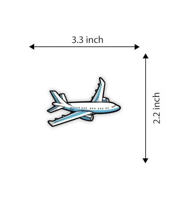 Aeroplane Wooden Fridge Magnet Sticker Kitchen Refrigerator Door Stylish Decorative Items  Souvenir Gift