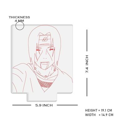 3D Illusion Itachi Uchiha Anime Night Lamp with Automatic Color Changing Light Anime Lover Gift Birthday Gift for Anime Fans Anime Home Decor