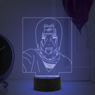 3D Illusion Itachi Uchiha Anime Night Lamp with Automatic Color Changing Light Anime Lover Gift Birthday Gift for Anime Fans Anime Home Decor