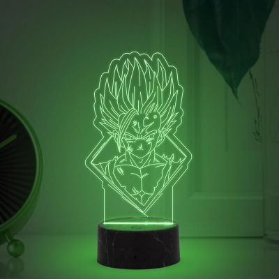 3D Illusion Dragon Ballz Anime Night Lamp with Automatic Color Changing Light Anime Lover Gift Birthday Gift for Anime Fans Anime Home Decor