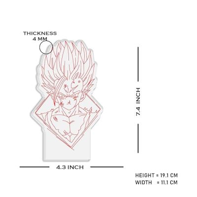 3D Illusion Dragon Ballz Anime Night Lamp with Automatic Color Changing Light Anime Lover Gift Birthday Gift for Anime Fans Anime Home Decor