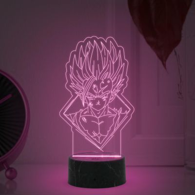 3D Illusion Dragon Ballz Anime Night Lamp with Automatic Color Changing Light Anime Lover Gift Birthday Gift for Anime Fans Anime Home Decor