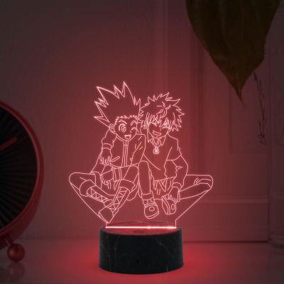 3D Illusion Hunter X Hunter Anime Night Lamp with Multicolored Light Birthday Gift for Anime Lover