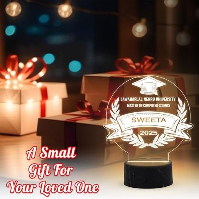 Personalized Congratulation Graduation Night Lamp with Customized Name Graduation Gift for Student Daughter & Son, Doctor, Law Students, Engineers, Nurse
