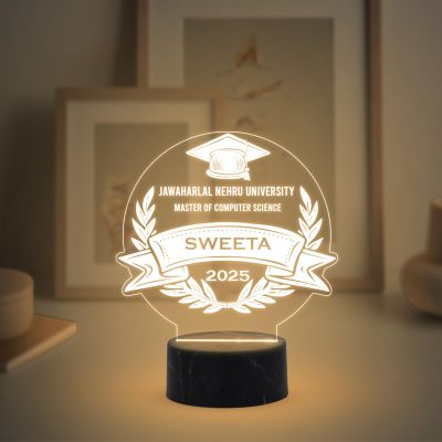 Personalized Congratulation Graduation Night Lamp with Customized Name Graduation Gift for Student Daughter & Son, Doctor, Law Students, Engineers, Nurse