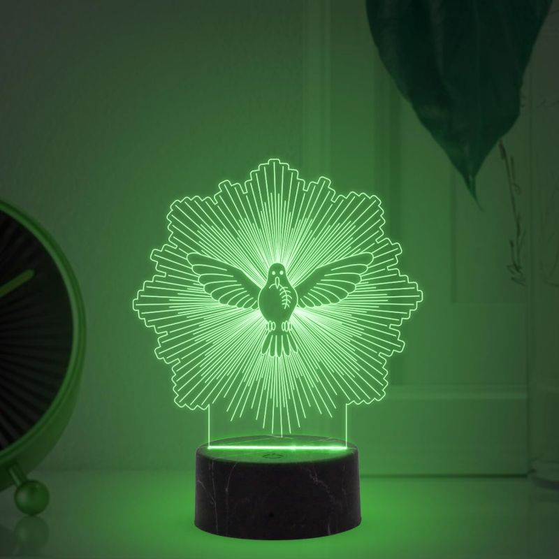 3D Illusion Eagle Bird night lamp with Multicolored Light Bedroom, Living Room, Office, Kids Room Decor