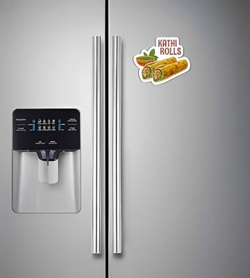 Kathi Rolls Wooden Fridge Magnet Stickers Refrigerator Door, Kitchen, Office, Decor