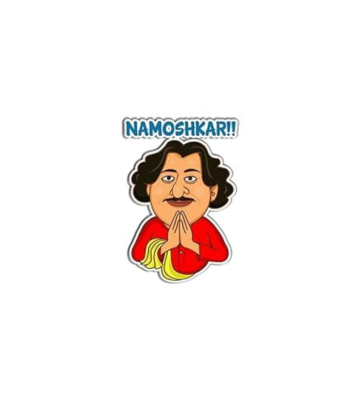 Namoshkar Wooden Fridge Magnet Sticker Home, Cafe, Kitchen & Office Decoration